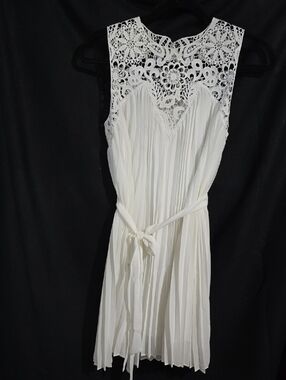 the clothing company lace dress Lace Midi Dress, Cream